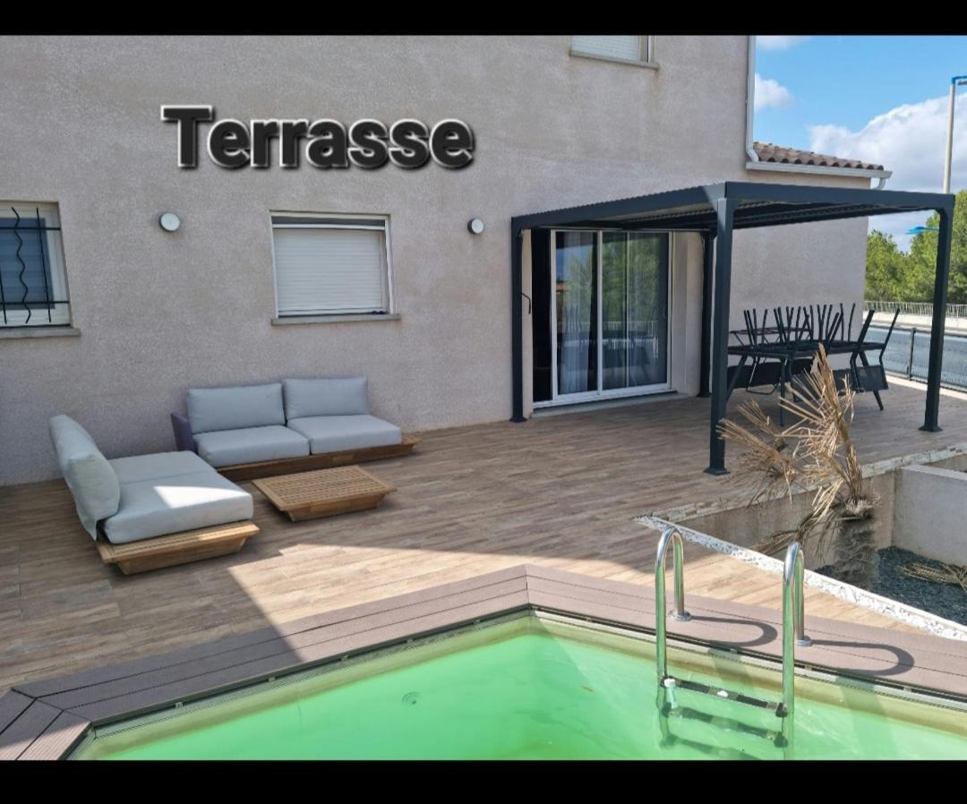 Maison 8 Couchages Clim, Plage A Pied, Petite Piscine ポール・ラ・ヌーヴェル エクステリア 写真