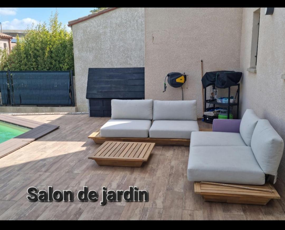 Maison 8 Couchages Clim, Plage A Pied, Petite Piscine ポール・ラ・ヌーヴェル エクステリア 写真